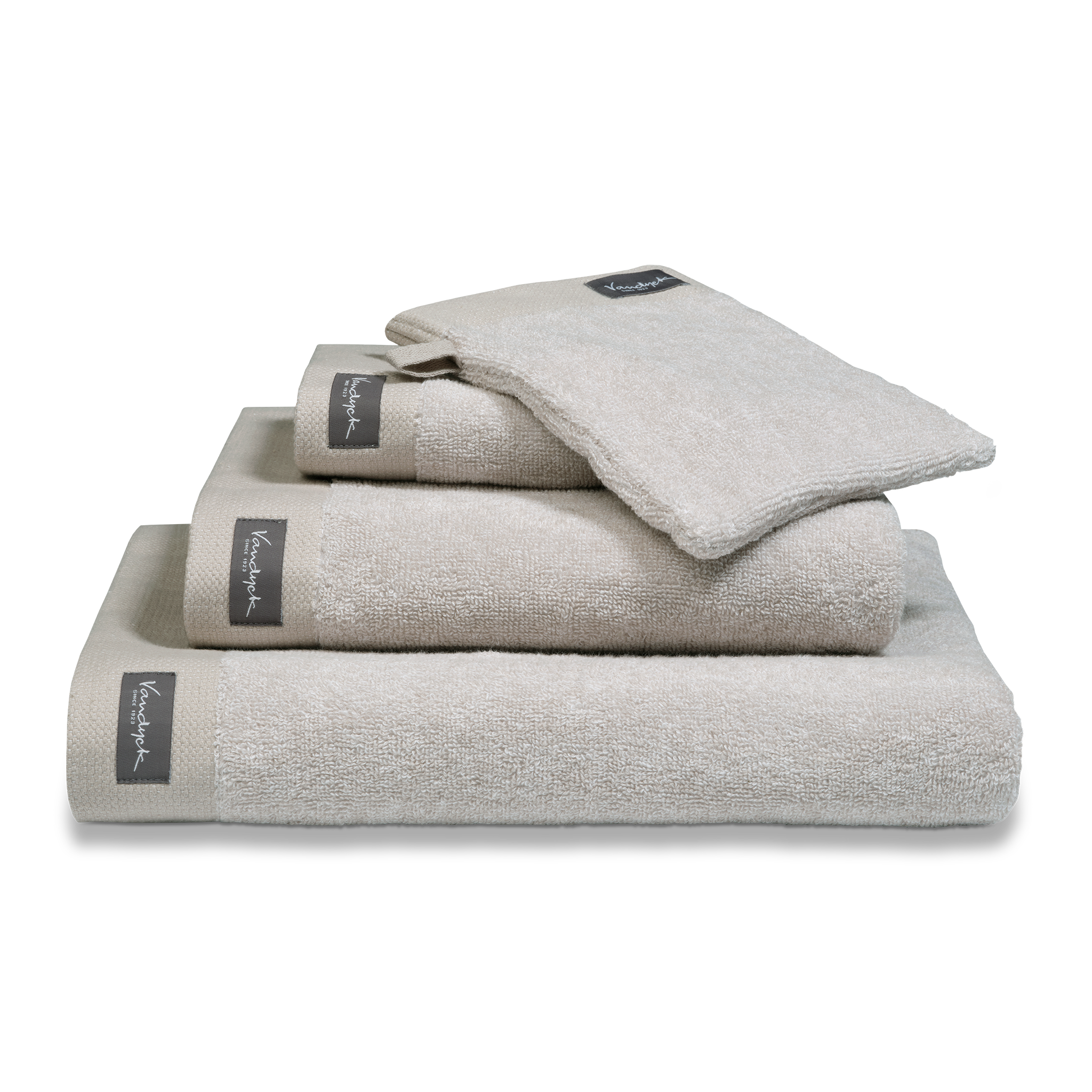 Towel HOME Mouliné color white (BAKC18201)