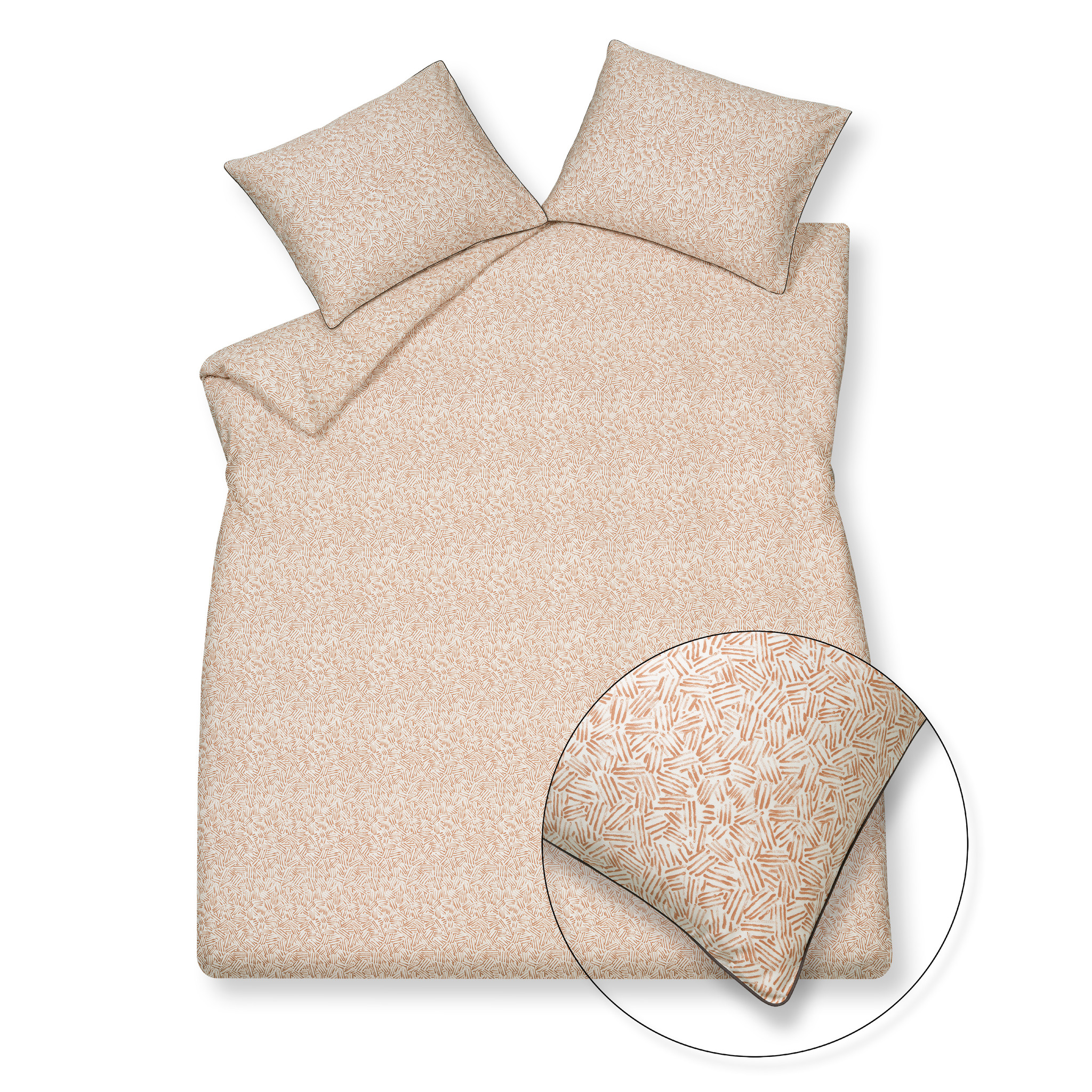 Vandyck Home 93 duvet cover (HCSA22193) Toffee 140x220 cm Bath