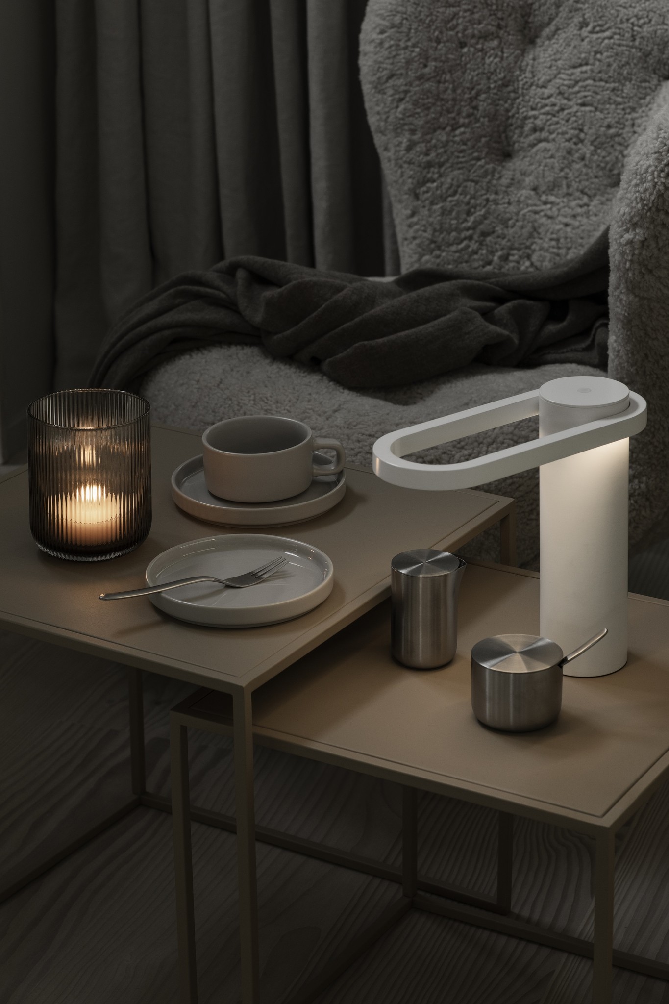 VEN wind light / candle holder Coffee Ø 14 cm - Medium (66249)