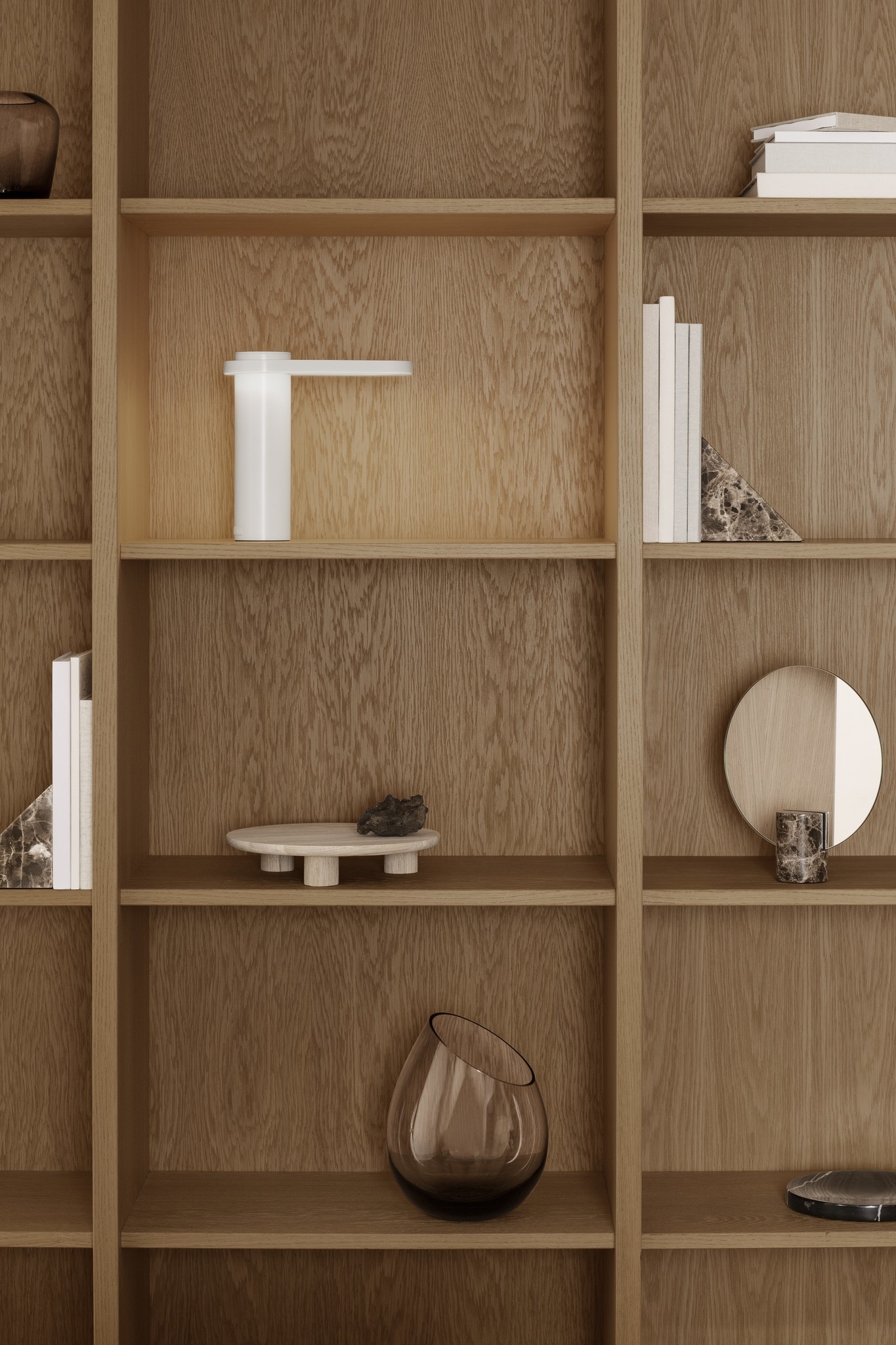 HOOP Lámpara de mesa móvil LED Blanco 66238