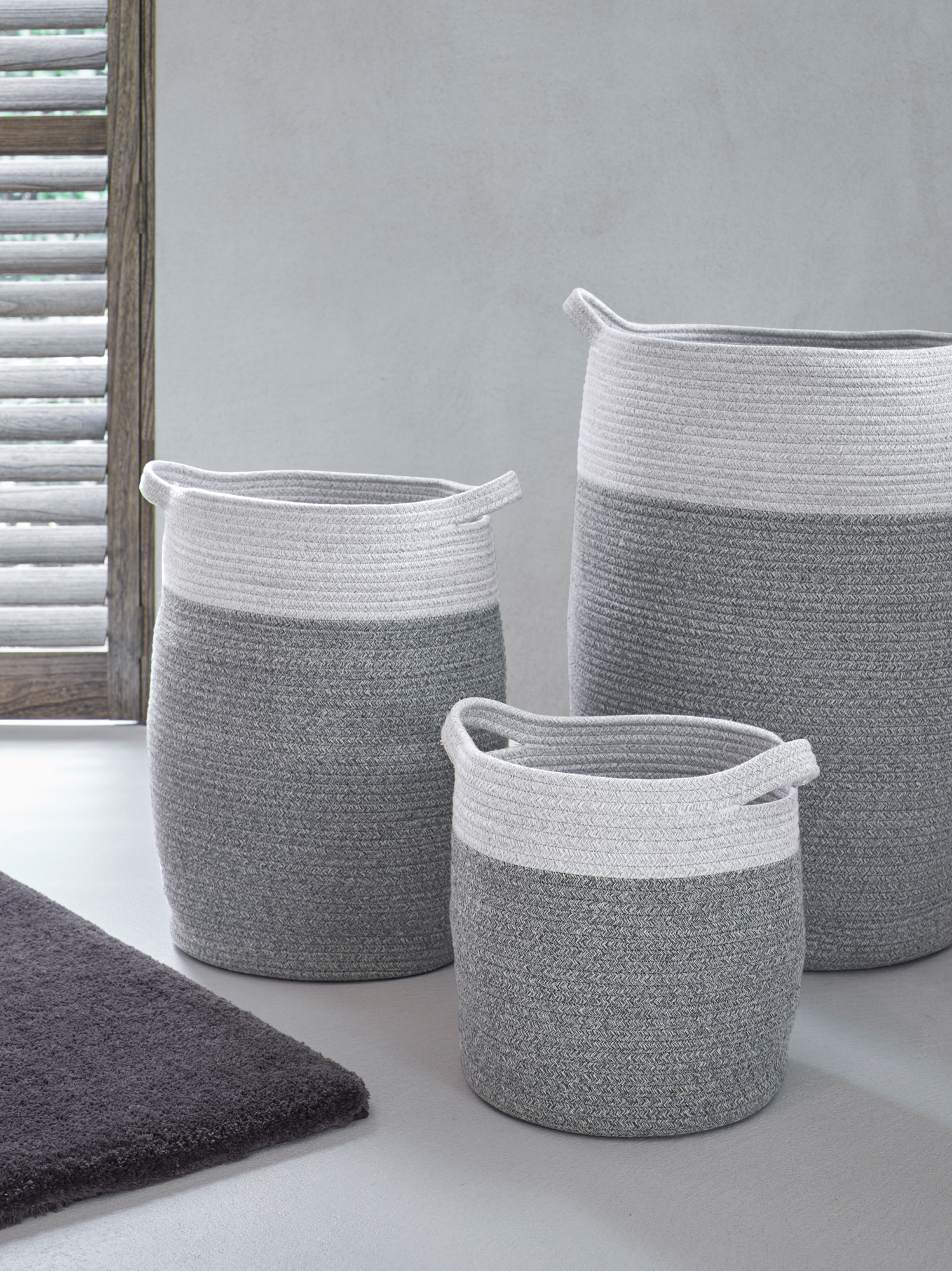 Storage basket Osman Silver Gray-95 (Small)