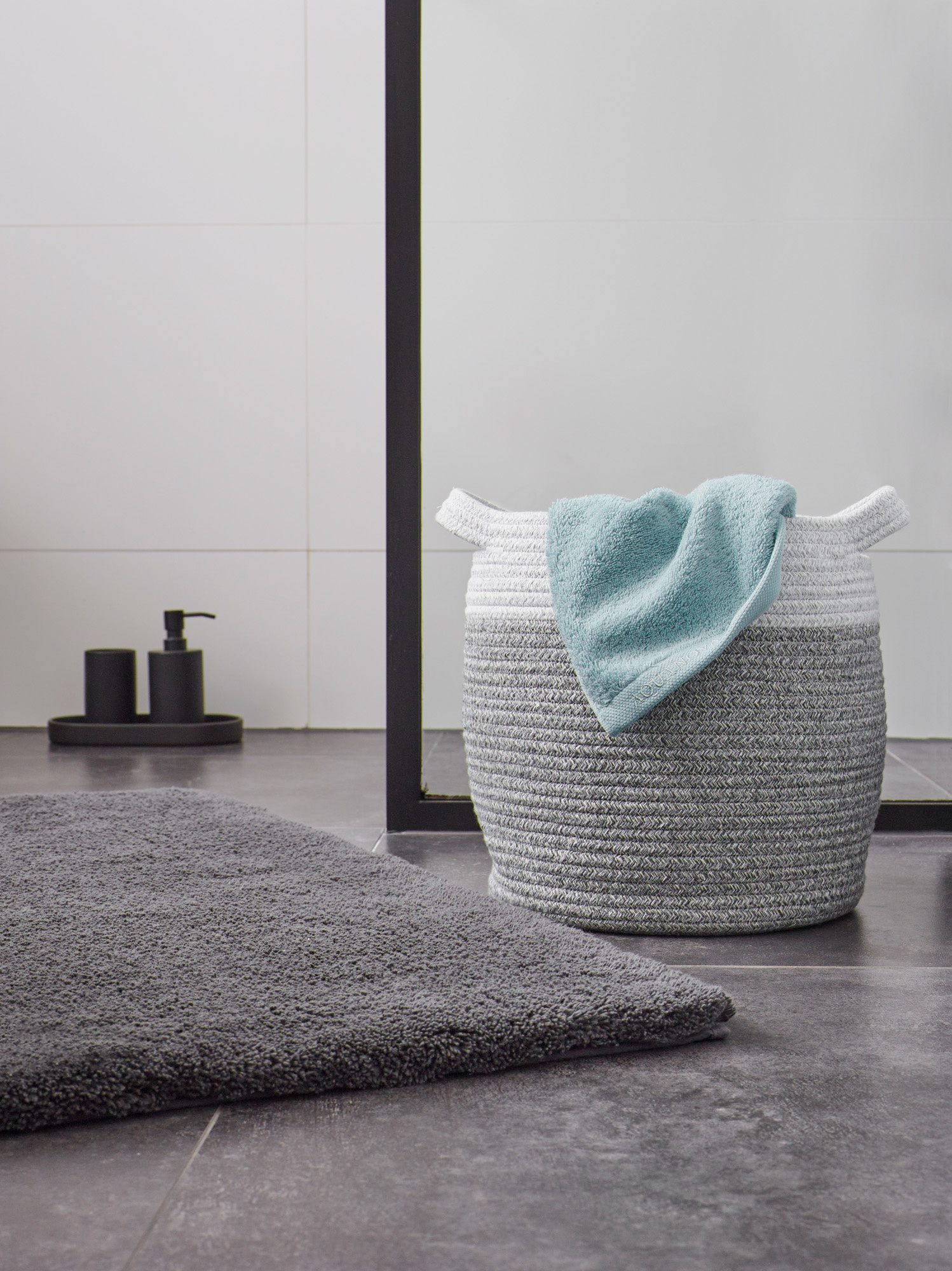Storage basket Osman Silver Gray-95 (Small)