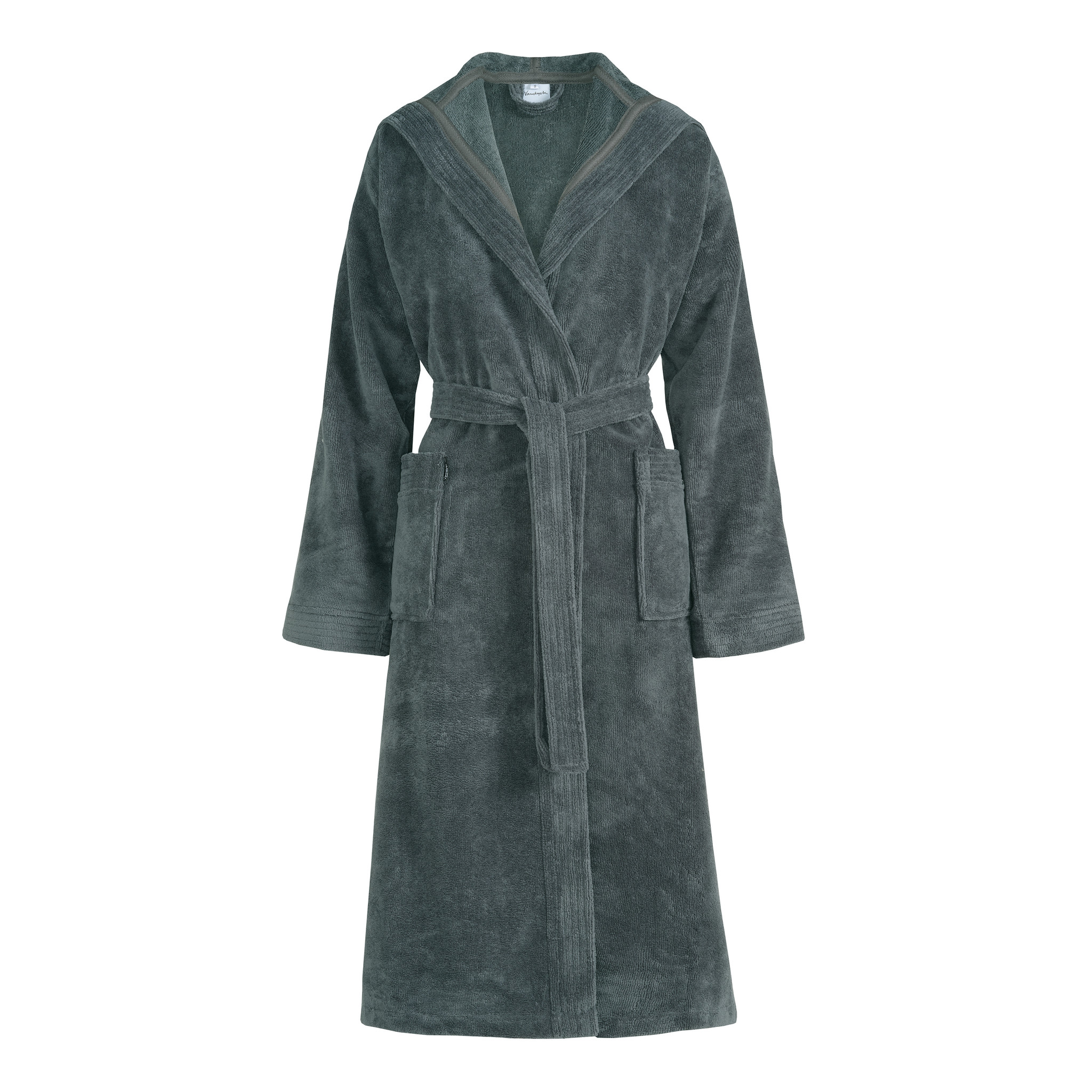 Vandyck Taylor bathrobe (BAGE22205) - gray blue - long bathrobe - Bath ...