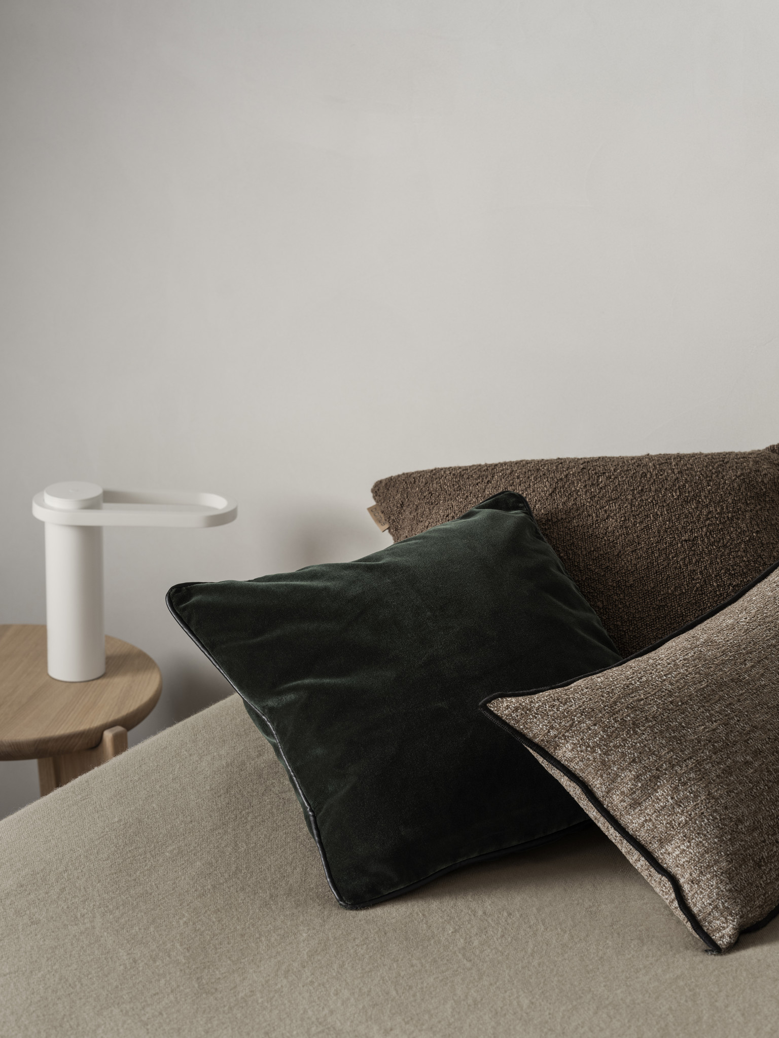 BOUCLE cushion cover 40x60 - Espresso (66605)