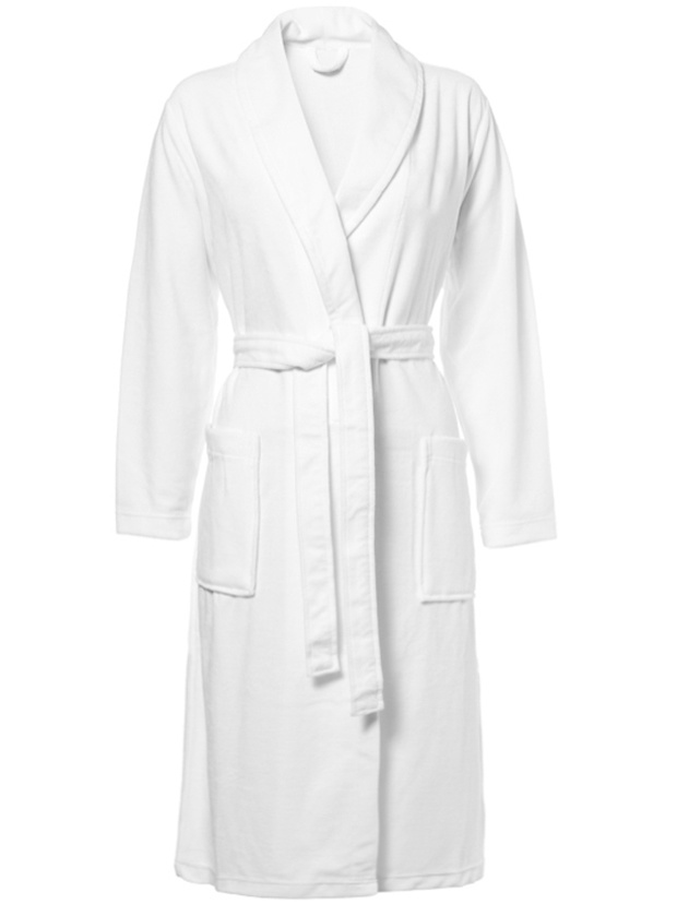 Vandyck bathrobe Prestige (BAPA19202) - white - women and men - Bath ...