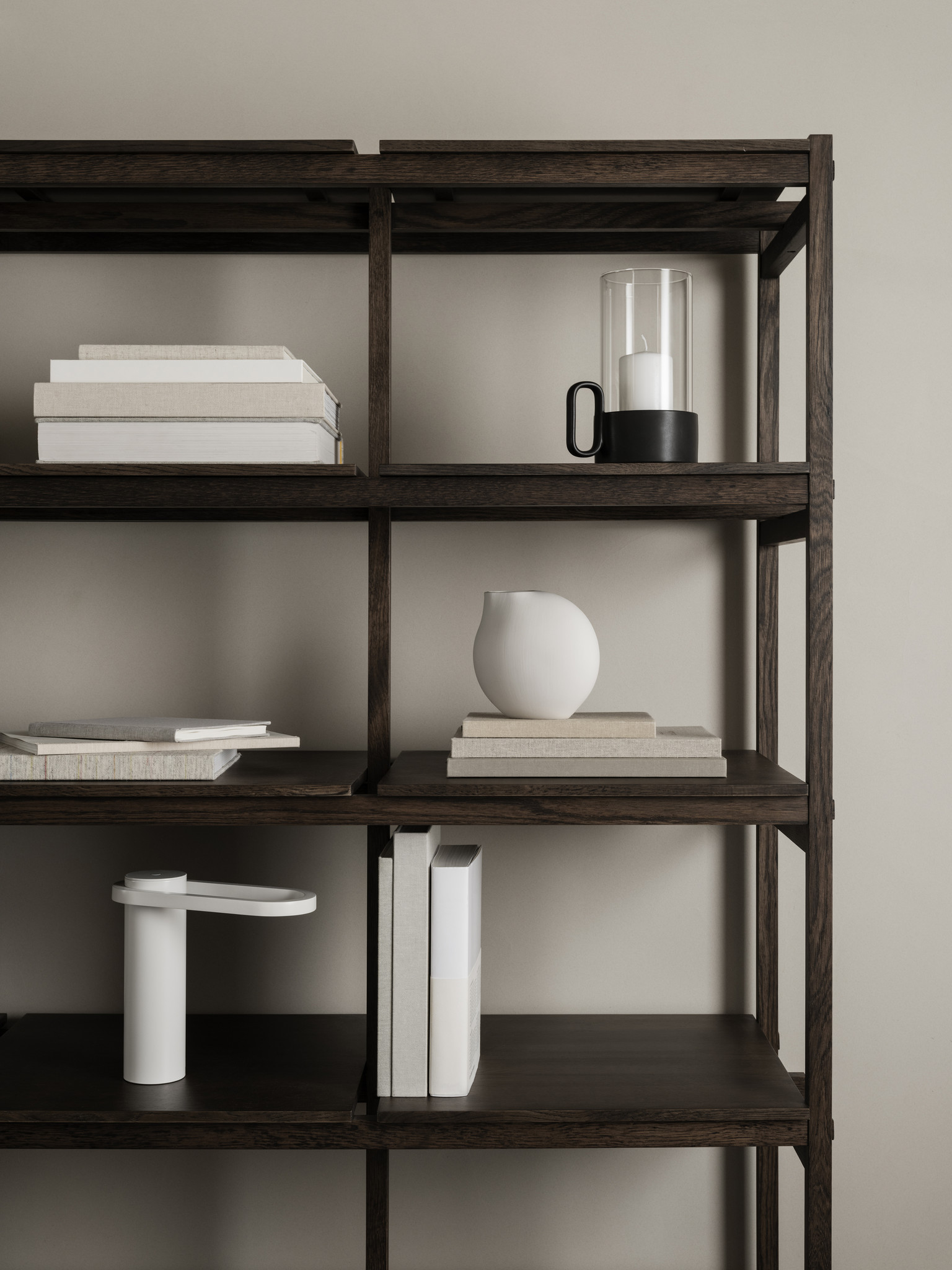 HOOP Lámpara de mesa móvil LED Blanco 66238