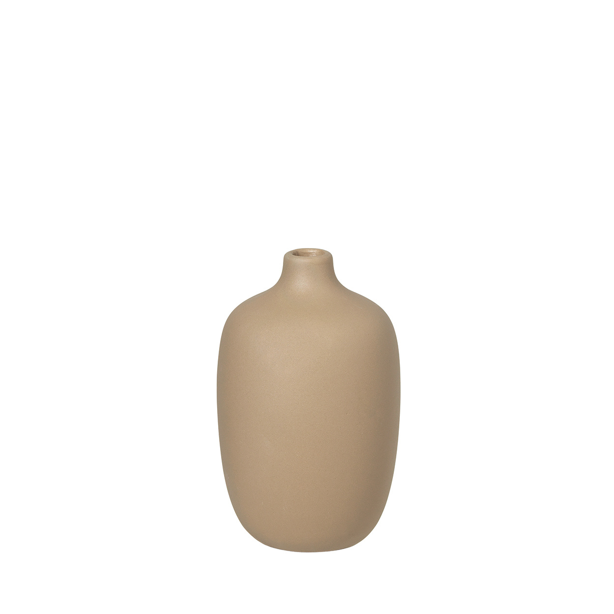 Blomus CEOLA vase - ceramic - color Nomad (66175) - Bath & Living