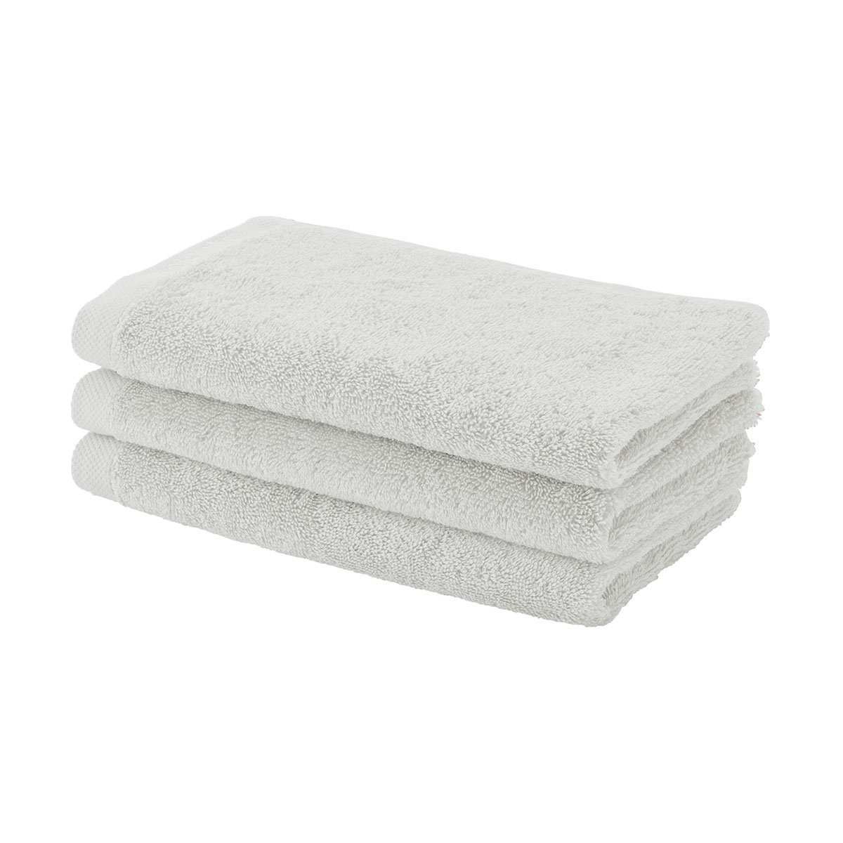 Set asciugamani ospite Aquanova LONDON/6 - 30x50 cm - bianco grigio - Bath  & Living