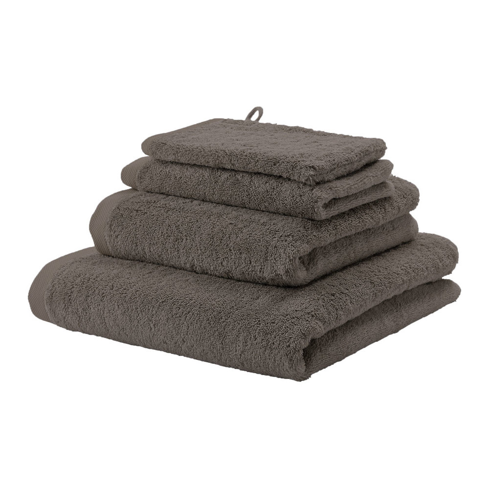 Aquanova towels & bath towels London color Ash Egyptian cotton