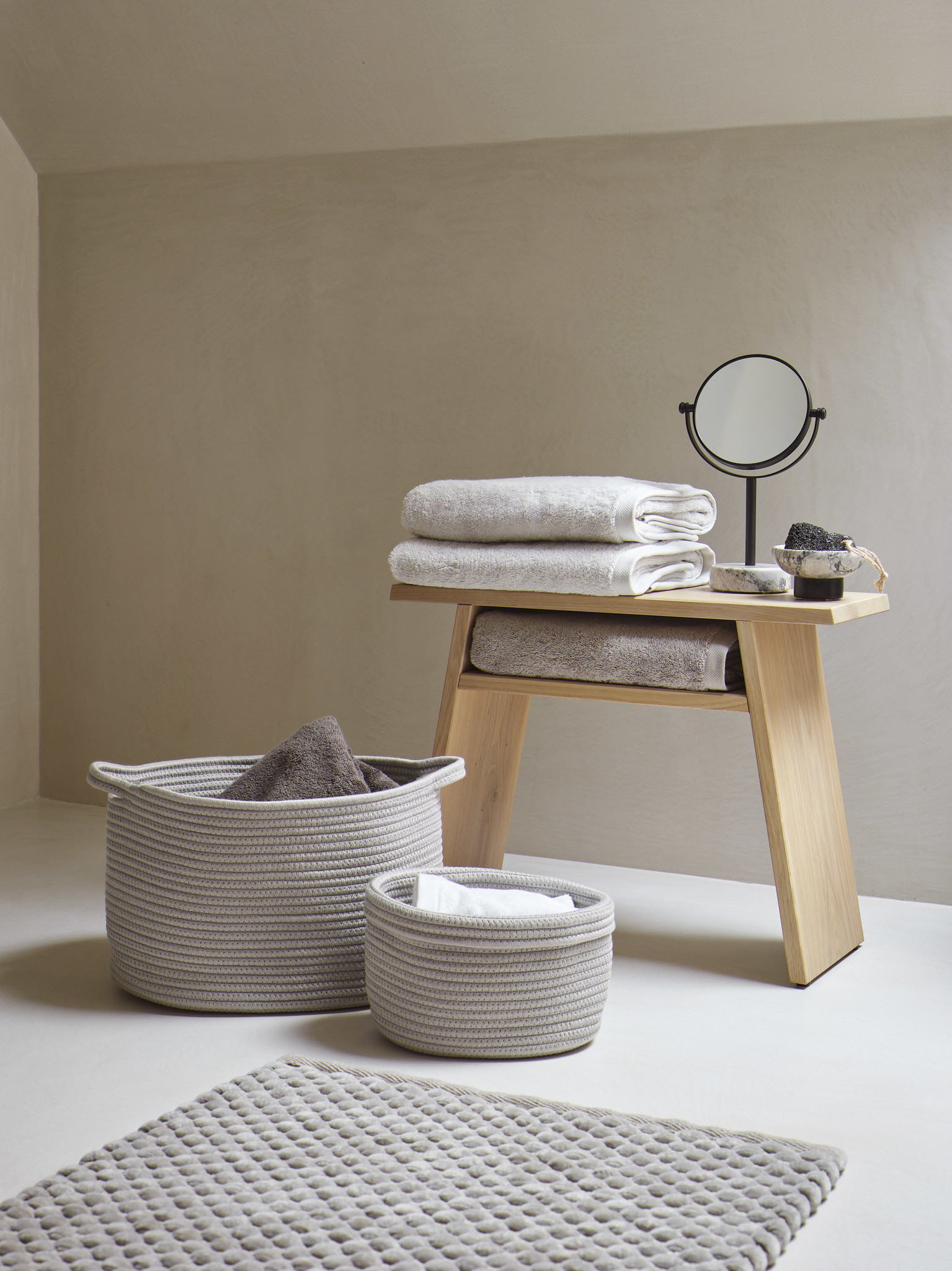 Storage basket RENA small - color Truffle (RENSBS-106)