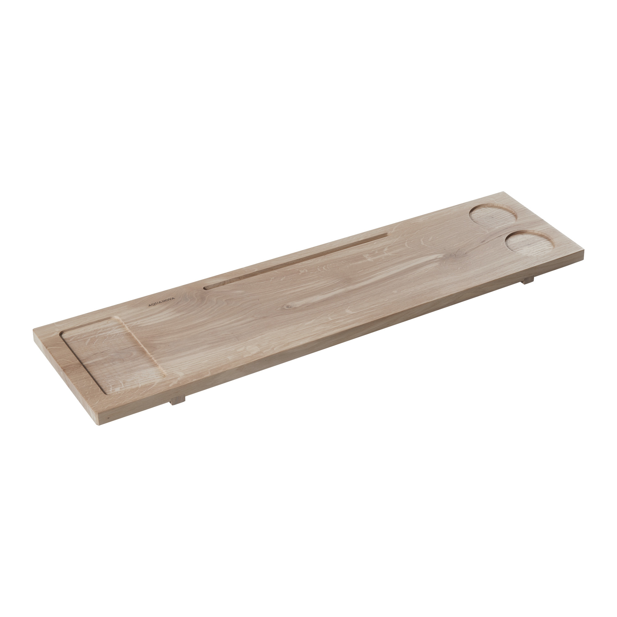 Wooden bath bridge MINK natural oak (MINBRL-387) large