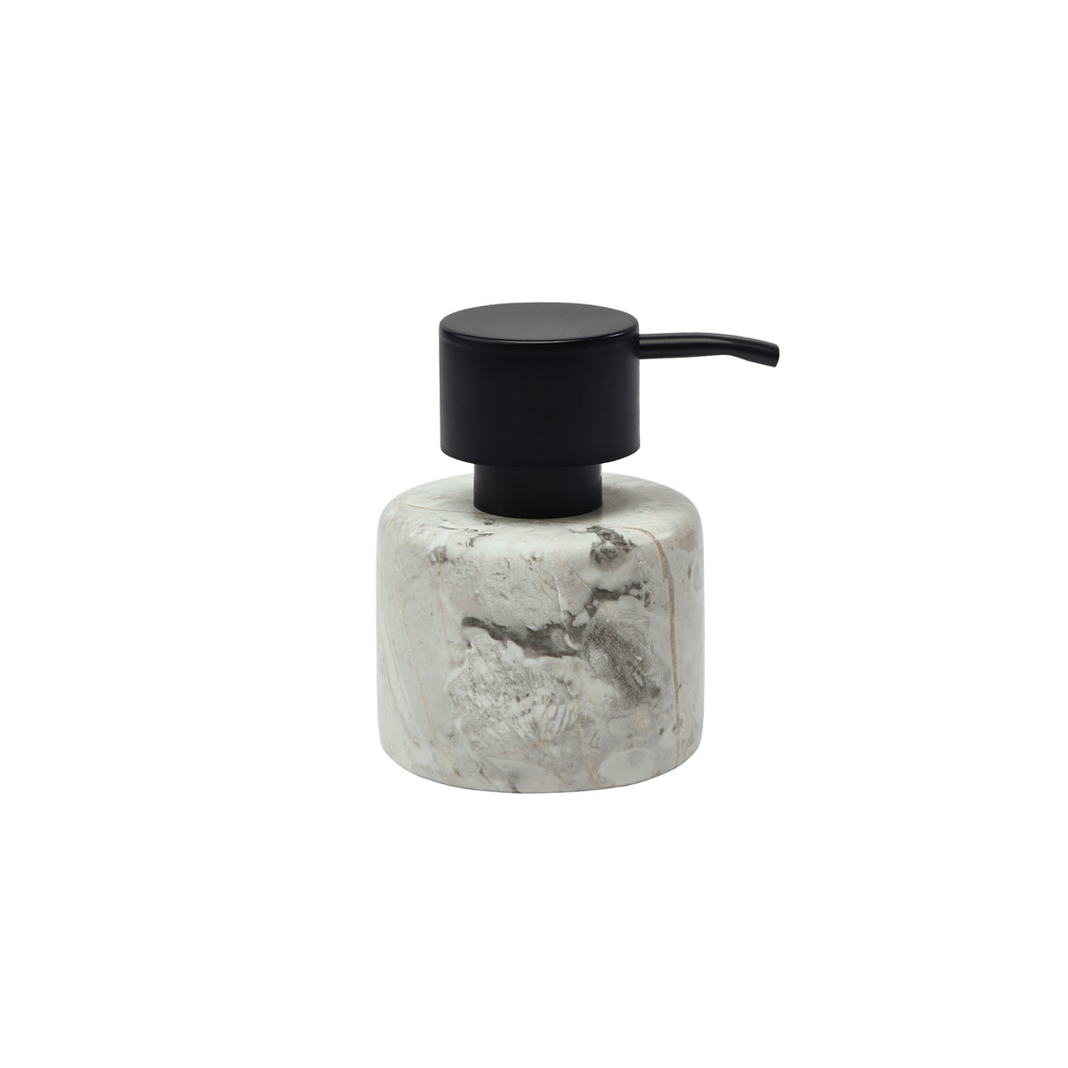 Distributore di sapone Aquanova NERO 30 ml - pietra naturale, colore grigio