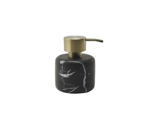 Distributore di sapone Aquanova NERO 30 ml - pietra naturale