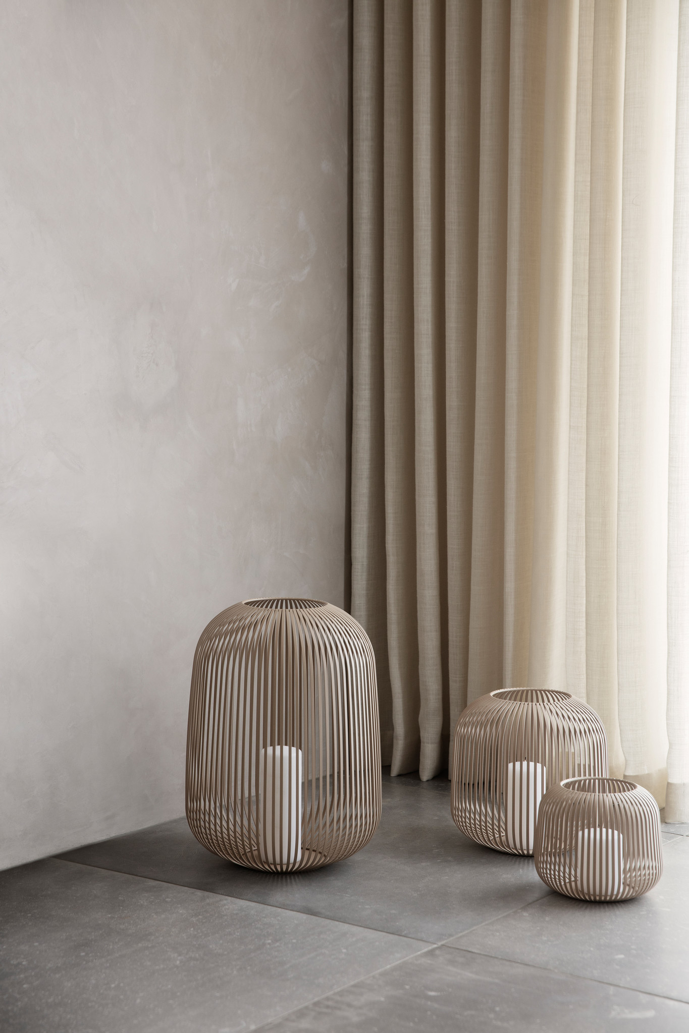 LITO lantern / lantern color Champagne Ø33 cm (66704) Large