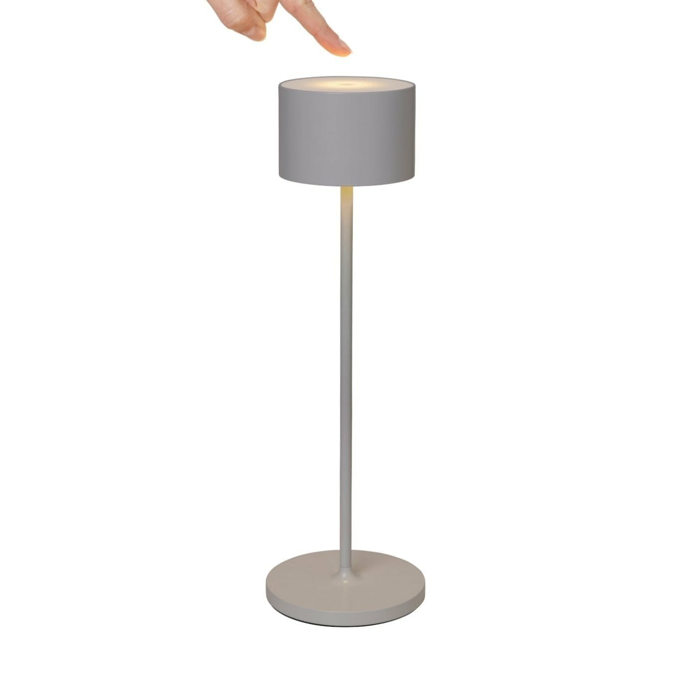 Farol lámpara de pie móvil LED Gunmetal (66221) altura 115 cms