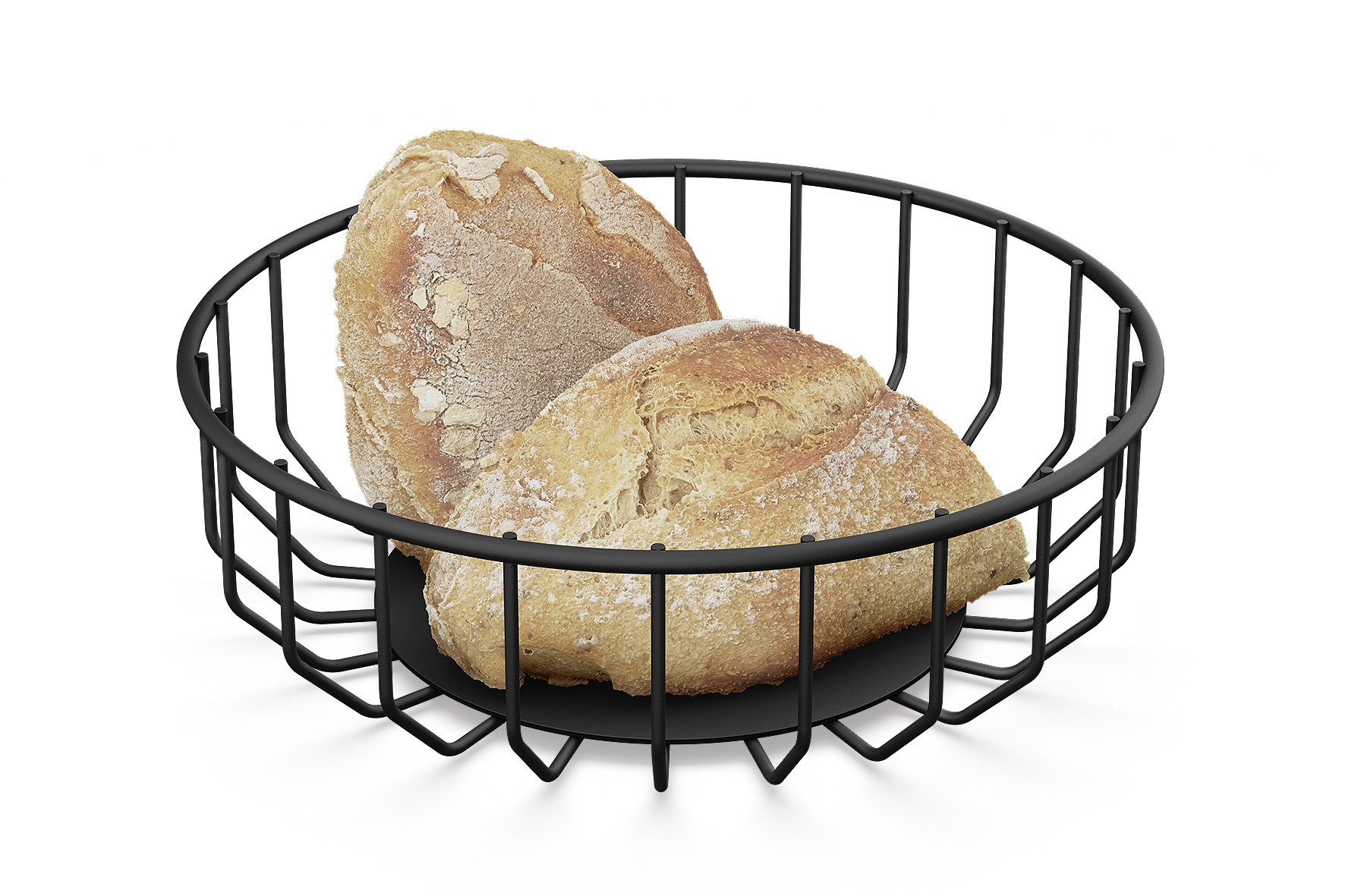 Zack Cestino pane ABASSO 30670 (nero)