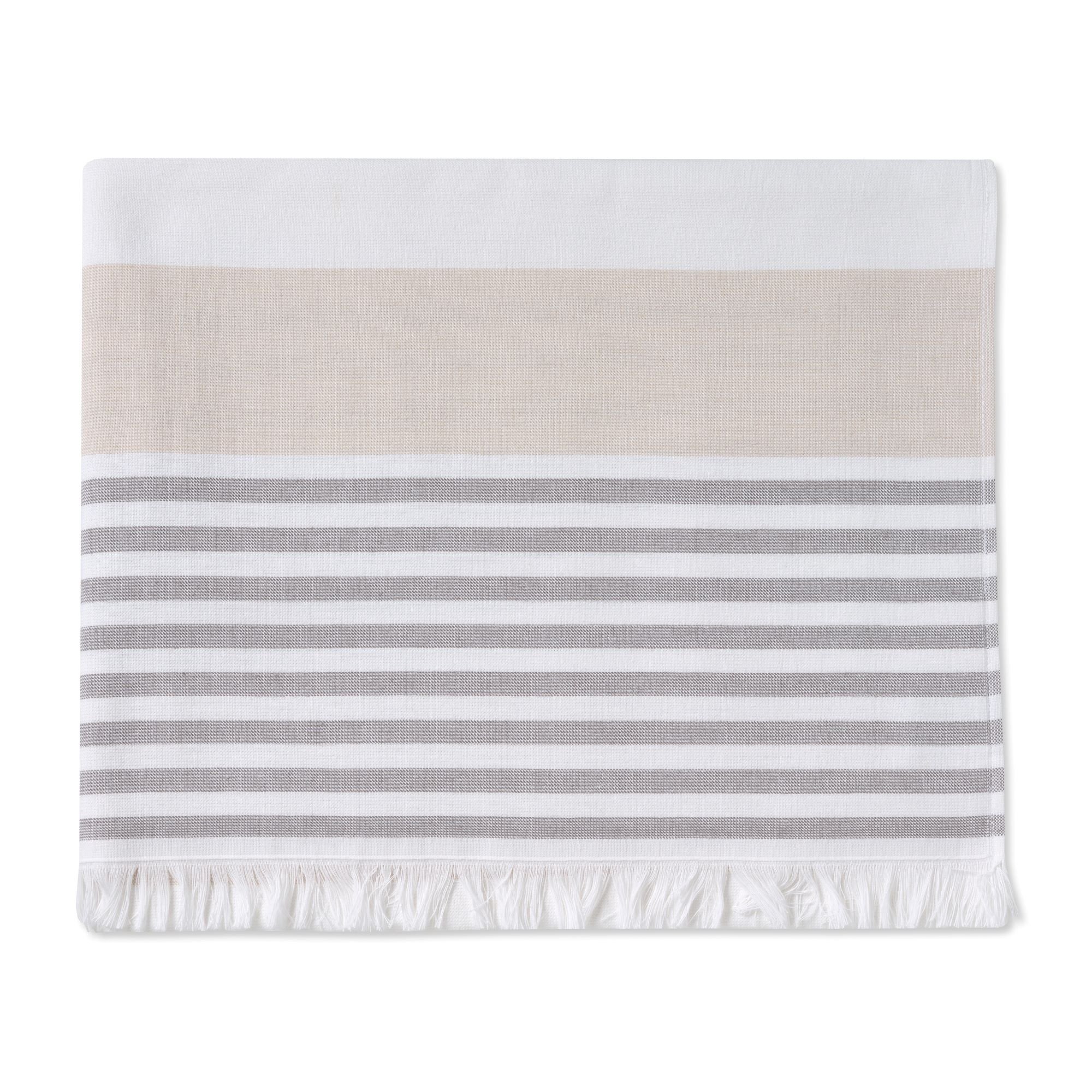 Vandyck COCO beach towel (BAHU24101) - beige striped - 90x180 cm - Bath ...