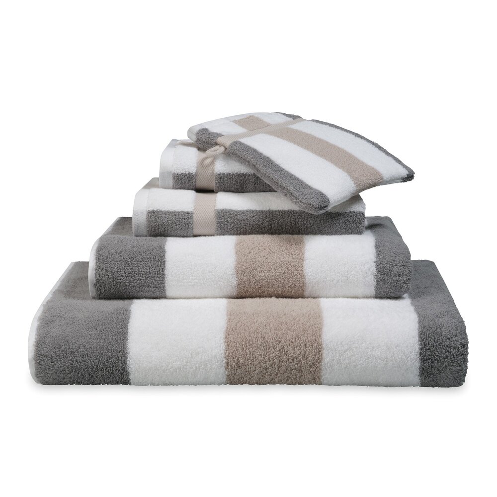Vandyck VANCOUVER towels and washcloths Stone | Delivered tomorrow ...