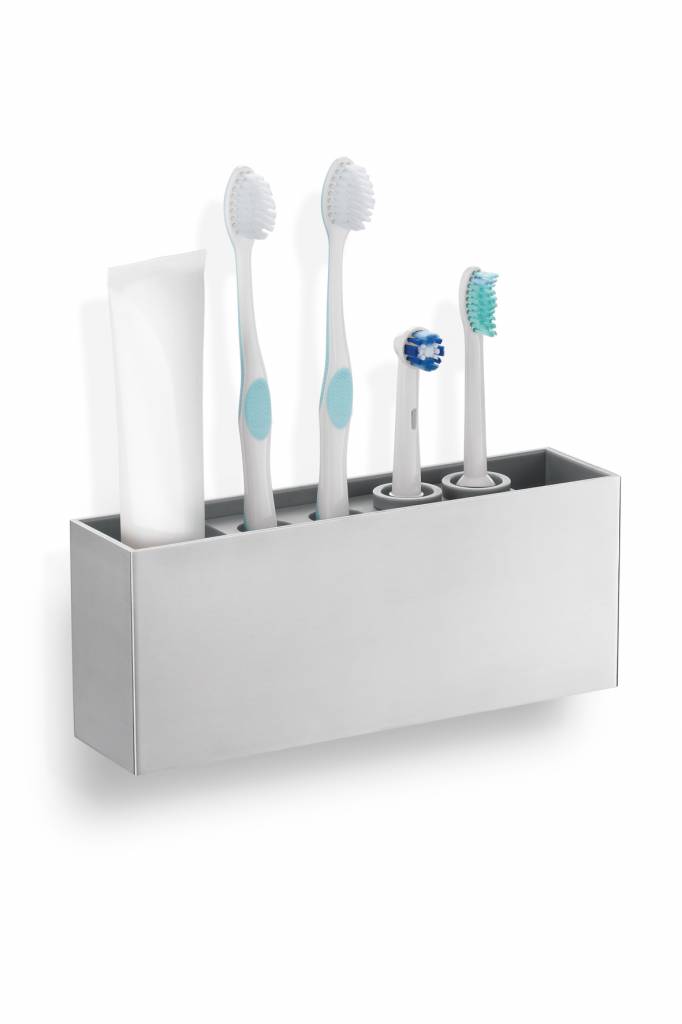 Badeværelses tandbørsteholder Xero - Vægmontering - Zack kollektion 40020. -