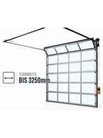 ALU-Rahmen Sektionaltor lichte Breite bis 3250 mm