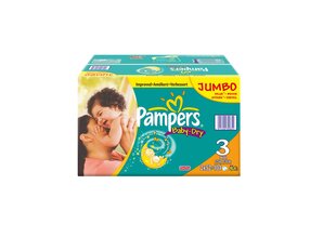 PAMPERS BABY DRY 3 MIDI JUMBO
