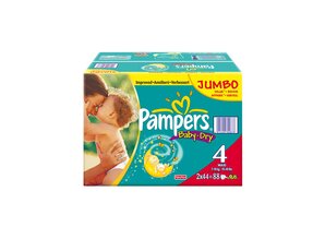 PAMPERS BABY DRY 4 MAXI JUMBO