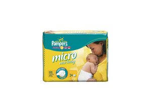 PAMPERS BABY DRY HOSPITAL MICRO 1-2.5 KG