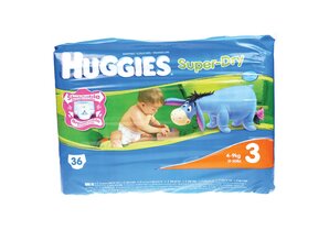 HUGGIES SUPER DRY 3  4-9 KG