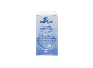UNICARE ZACHTE LENS -1.25