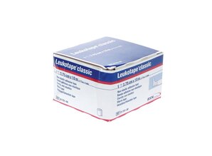 LEUKOTAPE LICHTE TAPE 10MX3,75CM KLEINVERPAKKING