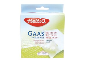 HELTIQ GAASKOMPRES STERIEL 5x5