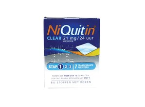 NIQUITIN CLEAR PATCH 21MG