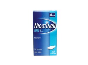 NICOTINELL KAUWGOM 4MG MINT