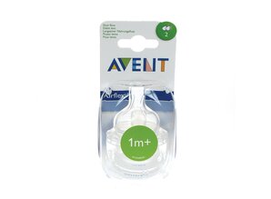 AVENT SPEEN 2-GATS LANGZAAM