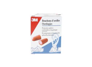 3M OORDOPJES TEGEN GELUID EENMALIG GEBR