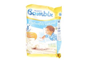 BAMBIX RIJSTWAFEL NATUREL KIND