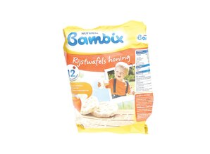 BAMBIX RIJSTWAFEL HONING KIND