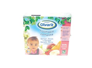 OLVARIT FRUTAPURA BANAAN/AARDBEI/PERZIK