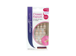 FRENCH NAILS PRE-GLUED SHORT PINK