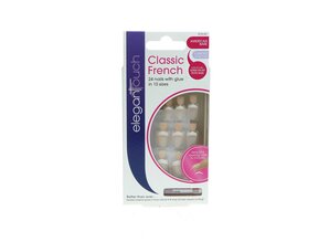 FRENCH NAILS PRE-GLUED SHORT BARE