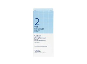 VSM SCHUSSLER ZOUT NO.2 CALCIUM PHOSPHORICUM D12
