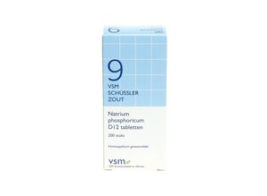 VSM SCHUSSLER ZOUT NO.9 NATRIUM PHOSPHORICUM D12