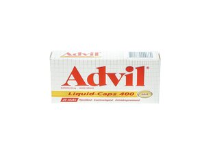 ADVIL LIQUID CAPS 400 MG