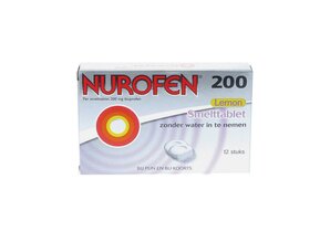 NUROFEN 200 LEMON SMELTTABLET