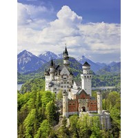 thumb-Fairytale castle Neuschwanstein - puzzle of 500 XXL pieces-2