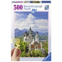 thumb-Château féerique Neuschwanstein - puzzle de 500 pièces XXL-1