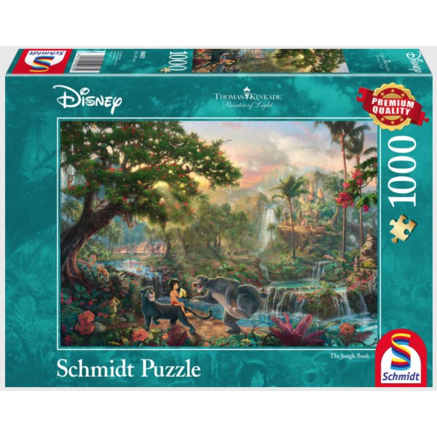 Jungle Book - Thomas Kinkade - jigsaw puzzle of 1000 pieces-2