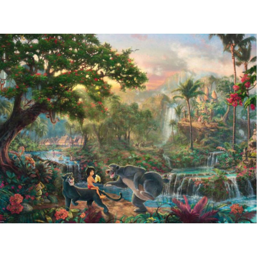Livre de la jungle - Thomas Kinkade - puzzle de 1000 pièces-1