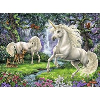 thumb-Mystical Unicorns - children's jigsaw puzzle of 200 pieces-1