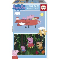 WOOD: Peppa Pig - 2 x 16 pieces